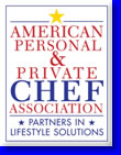 Chef John McGrath is a proud memebr of American Personal & Private Chef Association